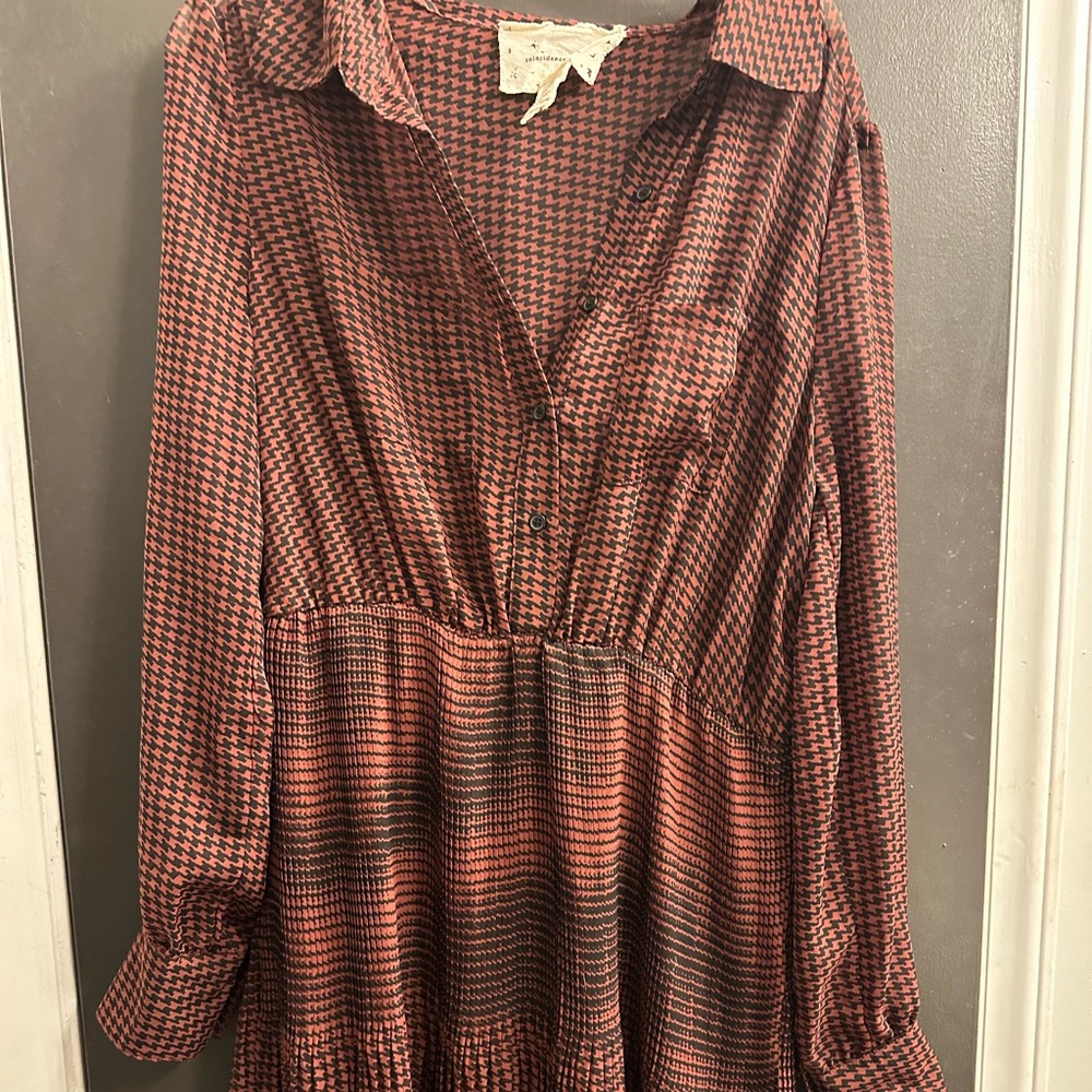 Coincidence & Chance houndstooth mini dress